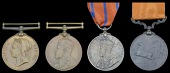 Four: Fireman W. H. Burton, London Fire Brigade
Jubilee 1897, L.C.C.M.F.B. (William H. Burton); Coronation 1902,...