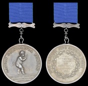 Royal Humane Society, large silver medal (R.H.S. Do T. Butler vitam ob Restitutam dono dat 1811) fitted with a loop...