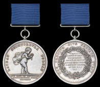 An honorary R.H.S. Medal awarded to Androuet du Cerceau, Vice President of the Societé de Secours Mutuels des...
