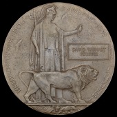 Memorial Plaque 1914-18 (David Wishart Forster) very fine	 £40-60