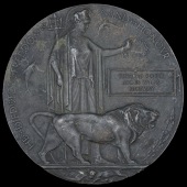 Memorial Plaque (Richard Harry James Willis Ridgeway) very fine	 £60-80