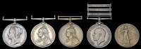 Defective Medals (5) Egypt and Sudan 1882-89, undated reverse, no clasp (2675 Pte. W. Holmes, 5th R. I. Lancers)...