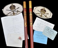 The accoutrements and papers belonging to Henry Groves, Gold Staff Officer at the Coronations of King Edward VII and...