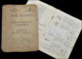 the original R.A.F. training transfer card appertaining to 2nd Lieutenant L. Reader, who was wounded and shot down...