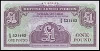 British Armed Forces Banknotes, One Pound (2,000), all Fourth series, 1962; Ten Pence (2,000), all Sixth series,...