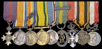 An O.B.E. group of nine miniature dress medals
Order of the British Empire, 1st type Officer’s (O.B.E.) Military...
