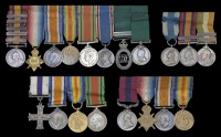 A mounted group of eight miniature dress medals
Queen’s South Africa 1899-1902, 5 clasps, Johannesburg, Belfast,...
