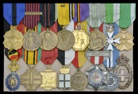 A Belgian group of sixteen awarded to Fire Chief Marcel Nuijttens

Belgium, Order of Leopold II, Medal of the...