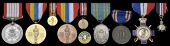 Canada, Centenial Medal 1967, silver; France, Vienne Life Saving Society Medal (4) gilt; another, bronze; each with...