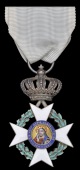 Greece, Kingdom, Order of the Redeemer, Officer’s breast badge, 56 x 35mm., silver-gilt, gold and enamel, in...