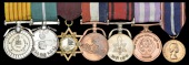 A Nepalese group of seven medals attributed to Ratnabahadur Rai, Royal Nepalese Army - an Embassy Guard at Bangkok -...