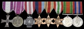 An Anglo-Polish group of eight

Poland, Cross of Valour 1939, unnumbered; Army Active Service Medal; Home Army...