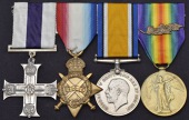 A Great War M.C. group of four awarded to Major R. H. McGillycuddy, Royal Army Medical Corps, who died of pneumonia...