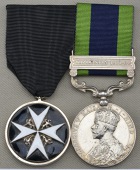 Pair: Lieutenant H. M. Setna, Indian Medical Service

Order of St. John of Jerusalem, Serving Brother’s badge,...