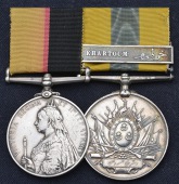 Pair: Surgeon-Major G. F. Alexander, Royal Army Medical Corps

Queen’s Sudan 1896-98 (Surgn. Captn., R.A.M.C.);...