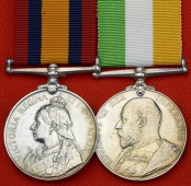 Pair: Nursing Sister L. B. A. Drury, Army Nursing Service

Queen’s South Africa 1899-1902, no clasp Nursing...