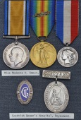 Five: Miss Modesta H. Amour, Scottish Women’s Hospitals, Nurse, Royaumont Hospital

British War and Victory...