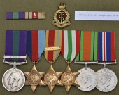 Six: Private S. Humphreys, Royal Army Medical Corps

General Service 1918-62, 1 clasp, Iraq (14307 Pte.,...