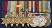 Eight: Surgeon Commander D. W. Pratt, Royal Navy

1939-45 Star; Atlantic Star; Africa Star, clasp, North Africa...