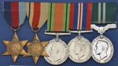 Five: Squadron Leader T. B. Pitts, Royal Air Force Volunteer Reserve

1939-45 Star; Africa Star; Defence and War...