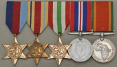 Five: Staff Sergeant B. Silberman, South African Medical Corps

1939-45 Star; Africa Star; Italy Star; War and...