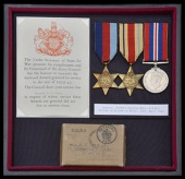 Three: attributed to Captain S. S. Mair, Royal Army Medical Corps, late Royal Naval Volunteer Reserve, killed in...