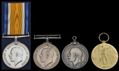 1914 Star (2) (24680 Cpl. W. H. McFarlane, The Queen’s R.); British War Medal 1914-20 (3) (Surg. Prob. P. Banbury,...
