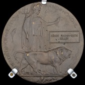 Memorial Plaque (Henry Hainsworth Kelley) extremely fine	 £40-60