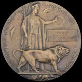 Memorial Plaque (Francis Ryder-Macnally) about very fine	 £40-60