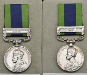India General Service 1908-35 (2), 1 clasp, Afghanistan N.W.F. 1919 (Asst/Surgn. A. W. Carlton, I.M.D.) officially...