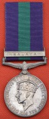General Service 1918-62, 1 clasp, Malaya, G.VI.R. (Lt. G. Neary, Q.A.R.A.N.C.) with named card box of issue,...