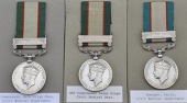 India General Service 1936-39 (3), 1 clasp, North West Frontier 1936-37 (Compounder Faiz-Ullah Shah, Civ. Med....