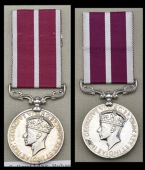 Indian Army Meritorious Service Medal (2), G.VI.R. (1-A-2797 Hav. Allah Ditta, I.A.M.C.; 62717 S-Hav. Muhammad...