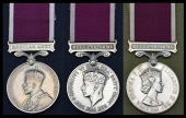 Army L.S. & G.C. (3), G.V.R., 3rd issue, Regular Army (7253687 Cpl. G. R. Bellerby, A.D. Corps); another, G.VI.R.,...