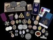 Victoria Cross (2) copy, reverse inscribed, ‘Geo. Hinckley A.B., October 11th 1862’; another, a modern miniature...