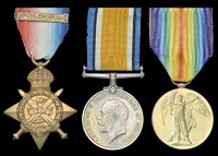 Three: Private A. E. Oliver, 1st Battalion The Queen’s Regiment

1914 Star, with copy clasp ((S-704 L. Cpl.,...