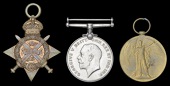 Three: Private A. Martin, 2/5th, late 1st Battalion Lincolnshire Regiment, killed in action, France/Flanders, 26...