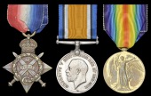 Three: Private F. G. Curtis, 1st Battalion Seaforth Highlanders

1914 Star (999 Pte., 1/Sea. Highrs.); British War...