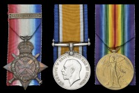 Three: Private J. McCormack, 2nd Battalion Royal Munster Fusiliers, killed in action, France/Flanders, 27 August...