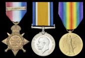 Three: Acting Warrant Officer Class 2 R. E. G. Rockall, 2 Signal Company, Royal Engineers

1914 Star, with copy...