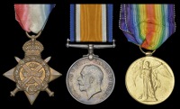 Three: Acting 2 Corporal R. Millyard, M.M., 11 Field Company Royal Engineers

1914 Star (23369 Sapr., R.E.);...