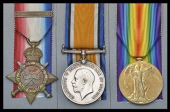 Three: Serjeant R. E. Dixon, Army Service Corps

1914 Star, with clasp ( T1-2124 Dvr., A.S.C.); British War and...