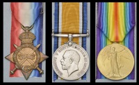 Three: Private G. L. Brooman, 1/15th Battalion London Regiment (Prince of Wales’ Own Civil Service Rifles), killed...