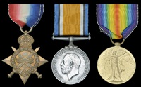 Three: Private T. Salmon, 20th Battalion (4th Salford) Lancashire Fusiliers

1914-15 Star (24243 Pte., Lan. Fus.);...