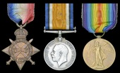 Three: Private H. Hunt, Cheshire Regiment
1914-15 Star (28025 Pte., Ches. R.); British War and Victory Medals...