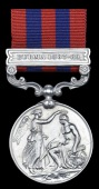 India General Service 1854-95, 1 clasp, Burma 1887-89 (1917 Const. Ramdani, Thayetmiyo Civil Police) minor edge...