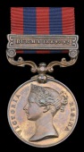 India General Service 1854-95, 1 clasp, Burma 1889-92, bronze issue (6 Bhisty Ismail, 32d Regt. 14th Burma Bn.) very...