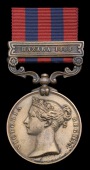 India General Service 1854-95, 1 clasp, Hazara 1891, bronze issue (Bhisti Ralla (I), 24th Bl. Infy.) very fine	...