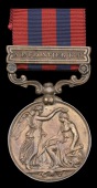 India General Service 1854-95, 1 clasp, N.E. Frontier 1891, bronze issue (Driver Mohan No. 8 Bl. Mn. By.) mostly...