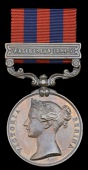 India General Service 1854-95, 1 clasp, Waziristan 1894-5, bronze issue (Cook Amla Nand, Medl. Deptt.) very fine	...